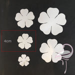 Petals to create flowers - P1 - white foamiran 0.6mm - 4cm