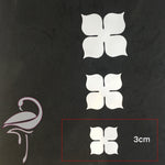 Petals to create flowers - P2 - white foamiran 0.6mm - 3cm