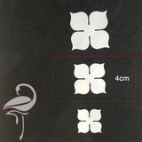 Petals to create flowers - P2 - white foamiran 0.6mm - 4cm
