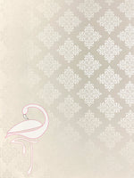 Cardstock 220gsm - textured and pearlescent "Damask" - white