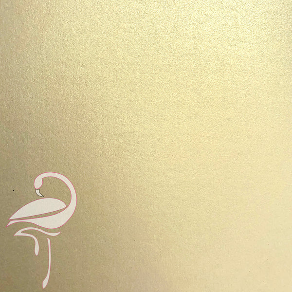 Cardstock 250gsm - Pearlescent cream - A4