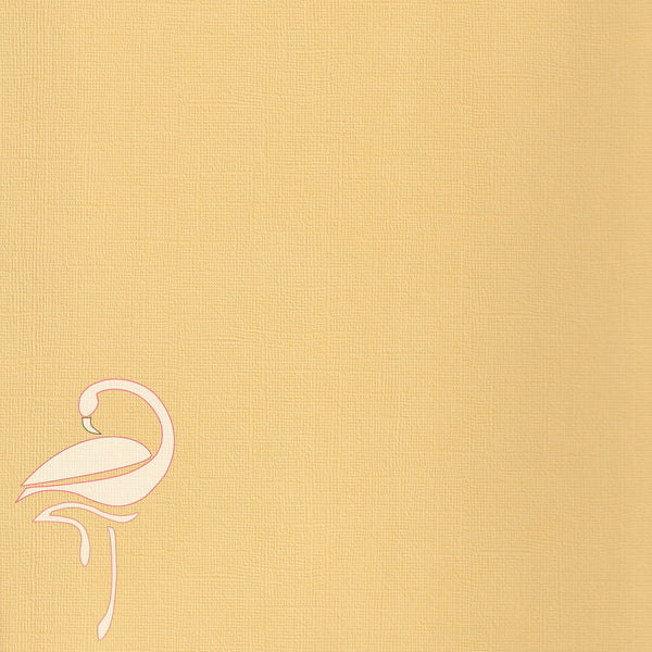 Paper 216gsm - textured - light canary - 30.5 x 30.5cm - Flamingo Craft