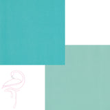 Paper 175gsm - Double sided paper - (Pack of 6 sheets & 8 tags) - Flamingo Craft