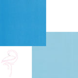 Paper 175gsm - Double sided paper - (Pack of 6 sheets & 8 tags) - Flamingo Craft