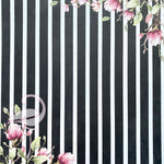 Cardstock 240gsm "Florals, Spots & Stripes" - 6 double-side