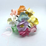 Quality mulberry paper cherry blossom shades of pastel 25mm