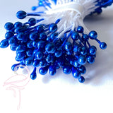 Stamens Pearl Royal Blue 3mm - Pack of 100