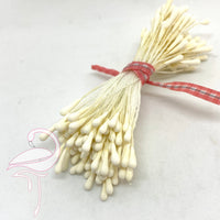 Stamens Matt 2.5mm Beige x 100 pieces