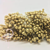 Stamens Pearl Gold 3mm x 100 pieces