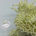 Stamens Glitter Pale Green 3mm - Pack of 100 pieces