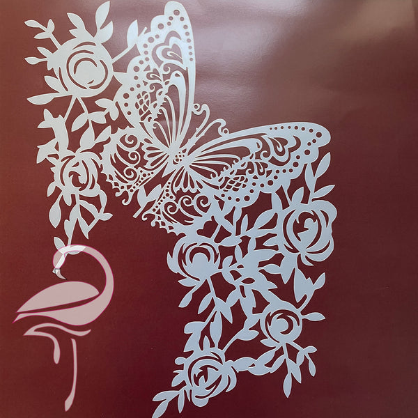 Stencil for mixed media "Butterfly" - 270 x 200mm