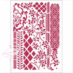 Stamperia A4 Stencil MIXED TAPESTRIES 297 x 210mm