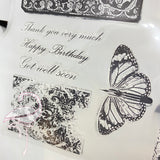 Silicone Stamps - Thank you/Happy Birthday/Get Well Soon