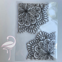 Silicone Stamps - Mandala Flower