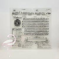 Silicone Stamps - Music - Size: 135 x 135mm