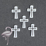 Wooden Crosses - 30 x 22mm x 3mm thick - 5 pieces