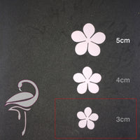 Petals to create flowers - P3 - light pink foamiran 0.6mm 3cm