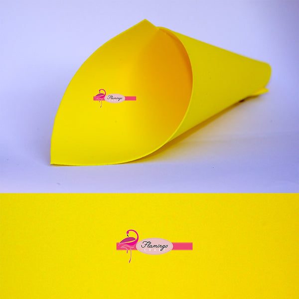Foamiran A4 Sheet Yellow (0.6mm) - Flamingo Craft