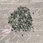 Rhinestone 5mm Flat back resin Colour: Clear x 500 pieces - Flamingo Craft