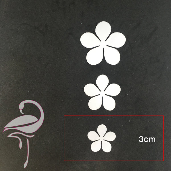 Petals to create flowers - P3 - white foamiran 0.6mm - 3cm