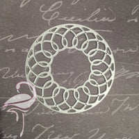 Die - Round (Pattern 2) - 70mm diameter - Flamingo Craft