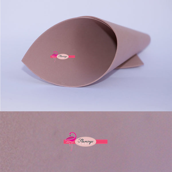 Foamiran A4 Sheet Beige Brown (0.6mm) - Flamingo Craft