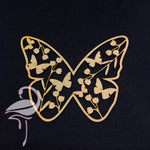 Butterfly - 77 x 100mm - wood 3mm thick - Flamingo Craft