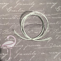 Florist Wire - Paper Covered 26 Gauge (0.45mm) White - Flamingo Craft