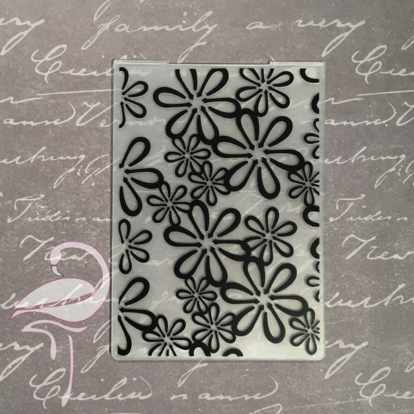 Embossing Folder - Daisies 105 x 147.5mm - Flamingo Craft