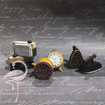 Set of 3 Retro Rubber Stamps