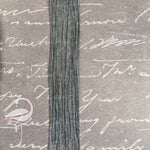 Ribbon - Organza Dark Grey - 25mm x 1 yard