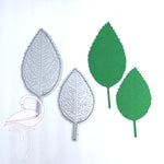 Die - Leaves set of 2 - Design 3 - 70 x 32mm & 55 x 30mm