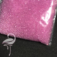 Glass micro beads 0.6-0.8mm pink - approx 20g