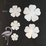 Petals to create flowers - P1 - white foamiran 0.6mm - 5cm