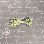Stamens Matt Pastel Green (F13) 2.5mm - Pack of 100 - Flamingo Craft